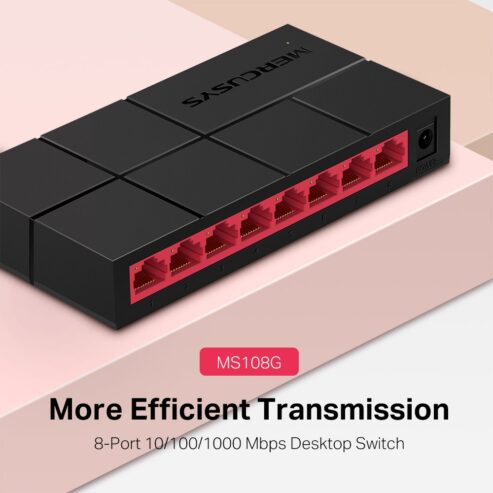 MS108G 8-Port 10/100/1000 Mbps Desktop Switch